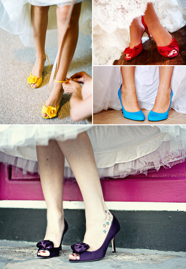 Colorful Bridal Shoes