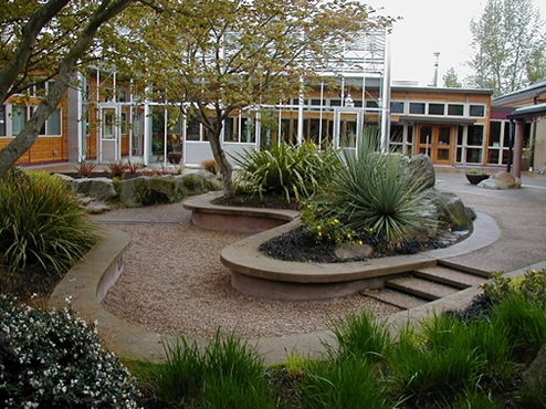 UW Horticulture Center Courtyard