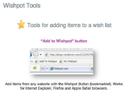 The Add to Wishpot Button