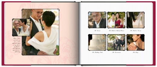 Wedding Book Sample from Blurb