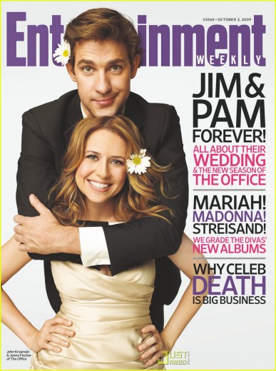 Lotsa Marketing for the Fictional Big Day. Entertainment Weekly cover