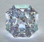 Asscher cut diamond recently created by a Pricescope.com blogger