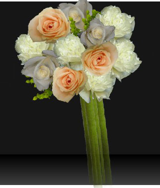 A sample bouquet created using Designed By The Bride's online tool