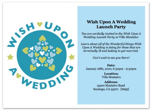 Wish Upon a Wedding Launch Party RSVP